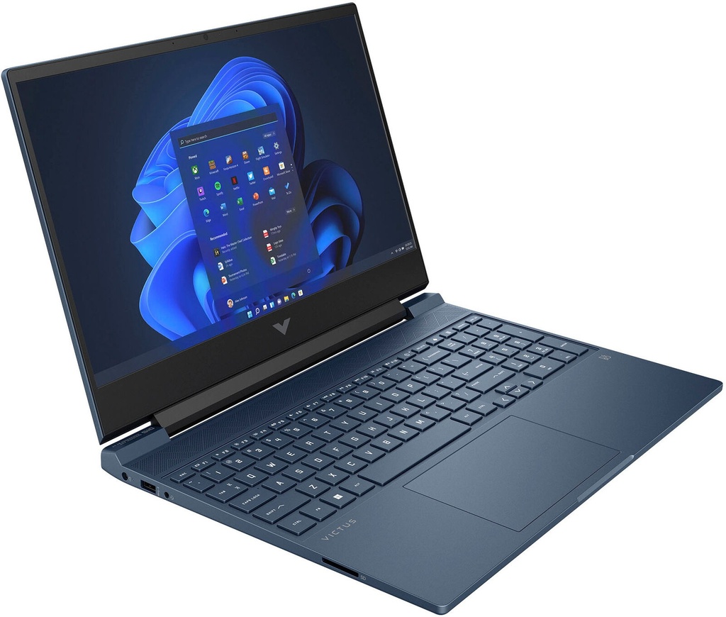 HP VICTUS 15-FA0033 GAMING Core™ i5-12450H 512GB SSD 8GB 15.6" (1920x1080) 144Hz WIN11 NVIDIA® RTX 3050 4096MB PERFORMANCE BLUE Backlit Keyboard
