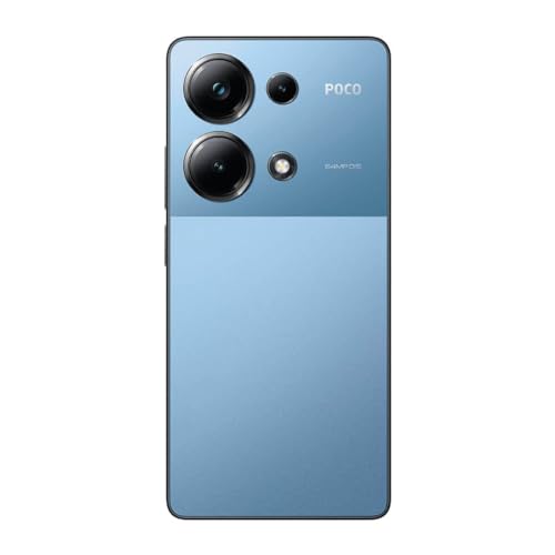 Xiaomi Poco M6 Pro 4G LTE GSM (256GB + 8GB) 64MP Triple Camera 6.67  Octa Core (Tmobile Mint Tello Global) Unlocked (Blue Global ROM)