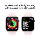 APPLE WATCH SERIES 10 GPS ROSEGOLD ALUMINUM CASE LIGHT BLUSH 46MM M/L ZP/A