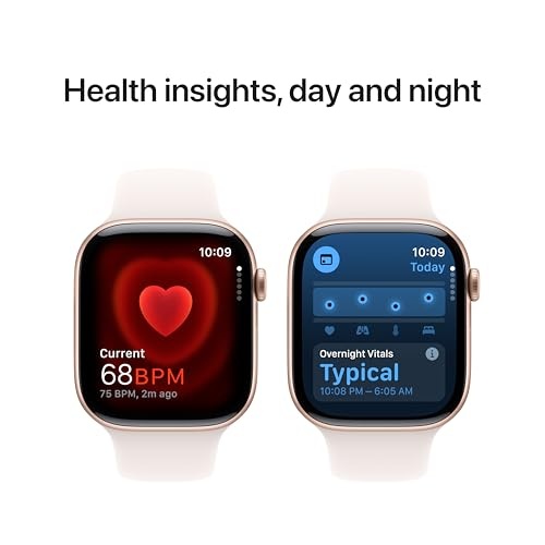 APPLE WATCH SERIES 10 GPS ROSEGOLD ALUMINUM CASE LIGHT BLUSH 46MM M/L ZP/A