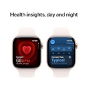 APPLE WATCH SERIES 10 GPS ROSEGOLD ALUMINUM CASE LIGHT BLUSH 46MM M/L ZP/A