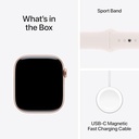 APPLE WATCH SERIES 10 GPS ROSEGOLD ALUMINUM CASE LIGHT BLUSH 46MM M/L ZP/A