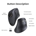 UGREEN 25444 Multi-Mode Vertical Mouse