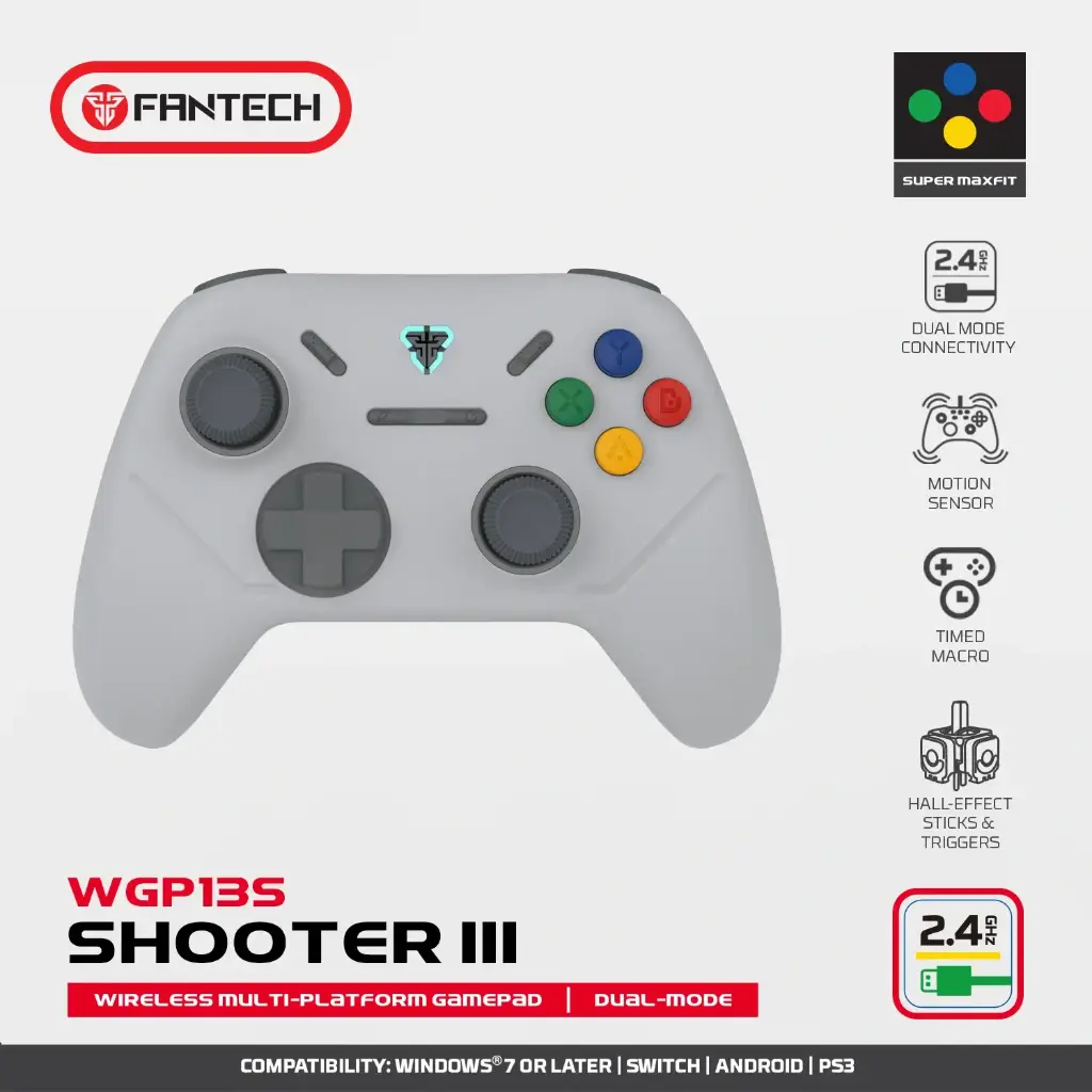 FANTECH WGP13S SUPER MAXFIT WIRLESS GAMEPAD