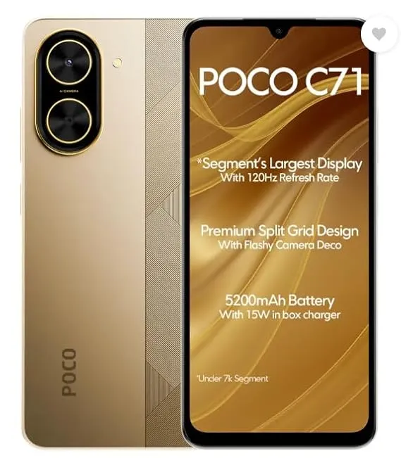 POCO C71 64GB R3 GOLD