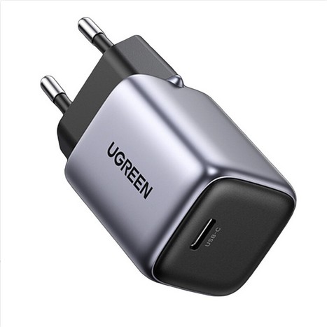 UGREEN 25257 Nexode 30W USB-C PD GaN Fast Charger EU (Space Gray)