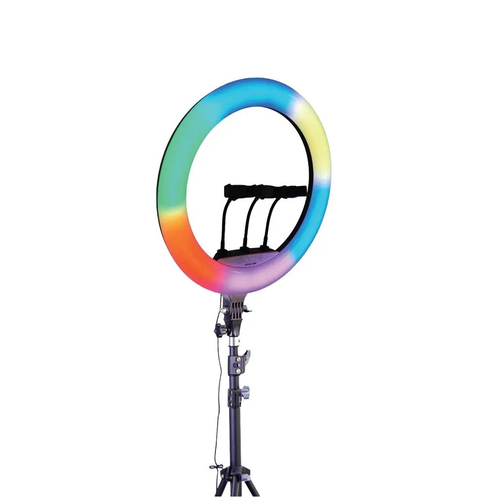 Green Lion 22 inch RGB Ring Light - Black