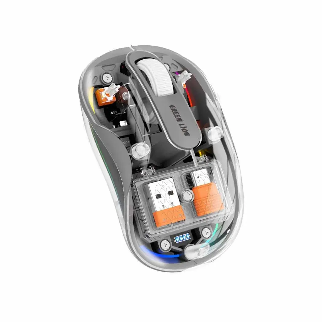 Green Lion Wireless Turtle Mouse 2400DPI - Gray