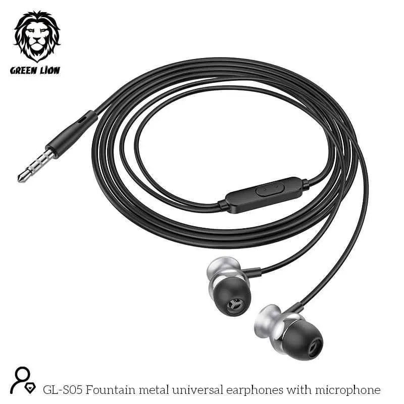 Green Lion Melo Stereo Earphone -Black