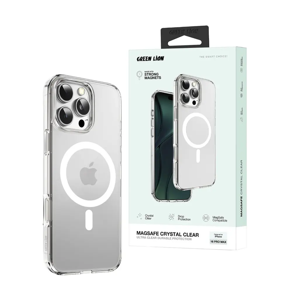 GREEN LION SENSE MAGSAFE 16 PRO MAX - CLEAR