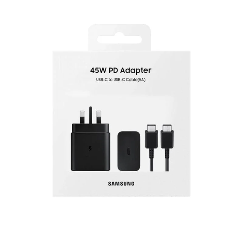 SAMSUNG 45W ADAPTER 3PIN UK WITH CABLE