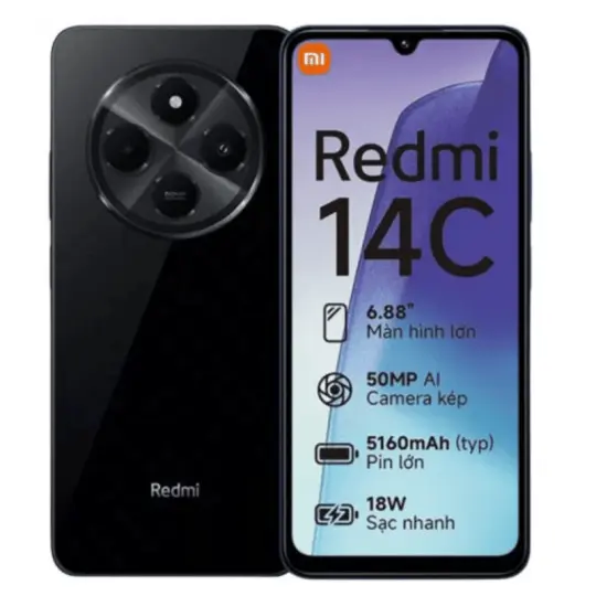 REDMI 14C R6 128GB MIDNIGHT BK