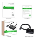 UGREEN 20291 USB 3.0 Hub 1m Black