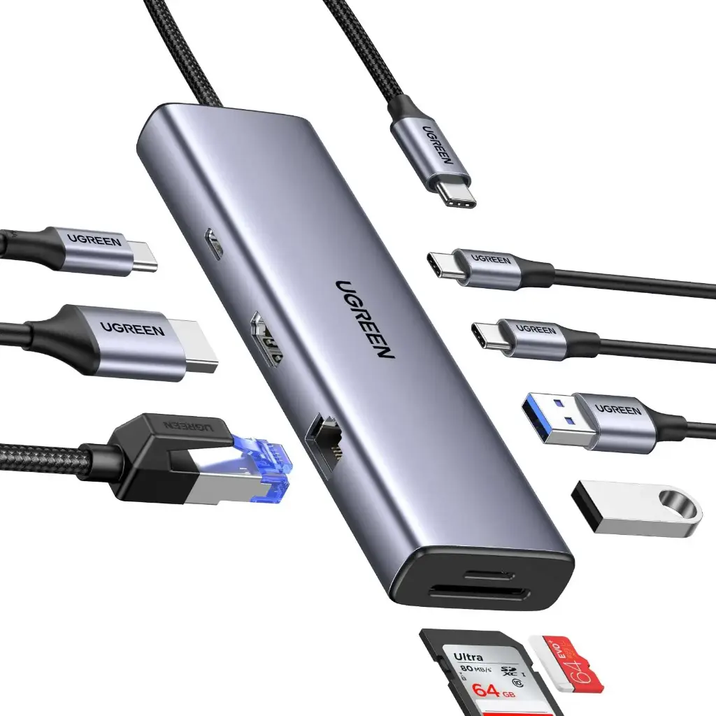 UGREEN 15375 9-in-1 USB C Multi function Dock Docking Station