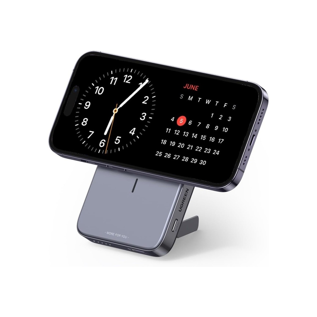 UGREEN 15086 10000mAh Magnetic Wireless Power Bank (Space Gray)