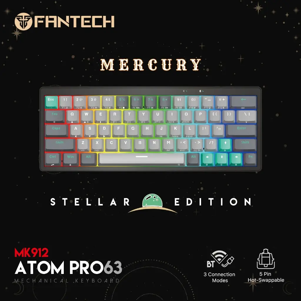 FANTECH MK912 MERCURY WIRLESS(RED SWITCH)