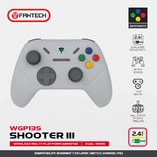 FANTECH WGP13S SUPER MAXFIT WIRLESS GAMEPAD