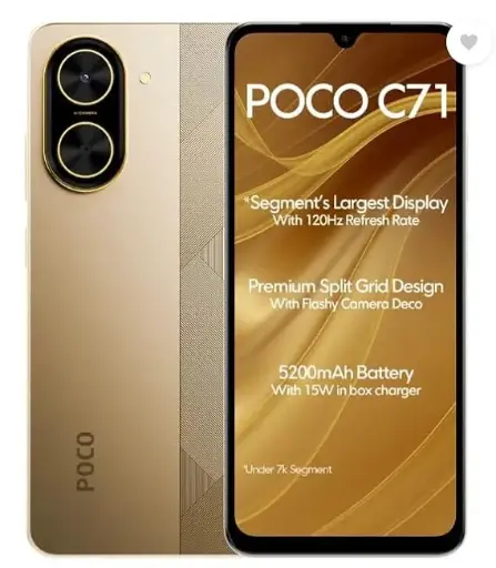 POCO C71 64GB R3 GOLD