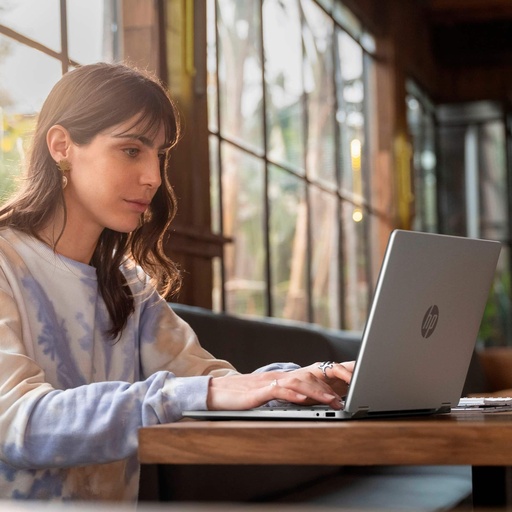 [fp0013dx] HP OmniBook 5 Flip 14-fp0013dx Laptop, 14" 2K IPS Touch Display Intel Core 5 120U Processor 8GB RAM 512GB SSD Intel Graphics English keyboard Windows 11 Home Glacier Silver