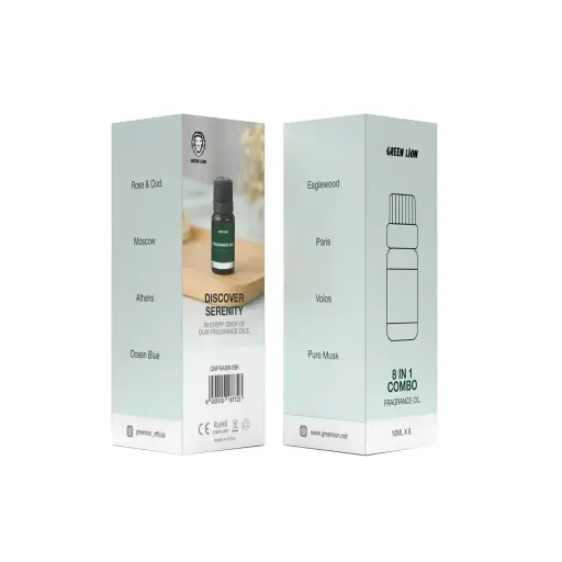 [GNFRA8IN1BK] Green Lion 8 IN 1 COMBO Fragrance Set - Black