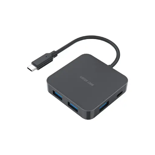 [GNGHUB7N1BK] Green Lion GHB-7 7 in 1 USB-C HUB - Blac