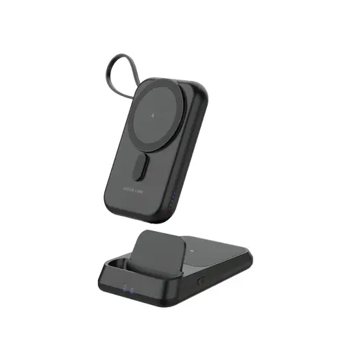 [GN3N1MGPB10BK] Green Lion 3 IN 1 Magsafe 10000mAh Power Bank - Black