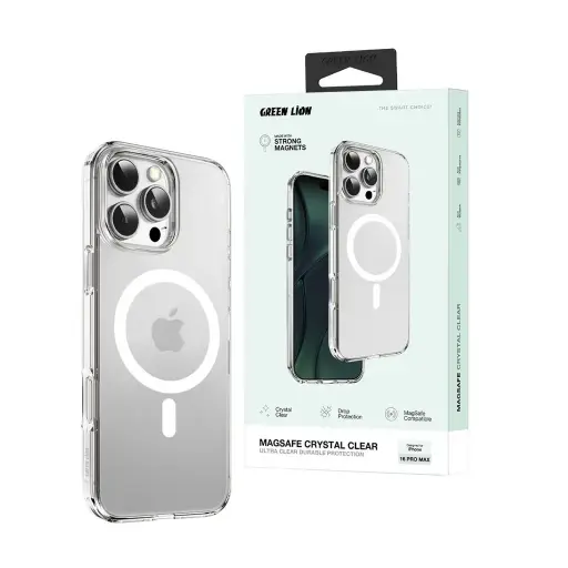 [GNSEMAG16PMCL] GREEN LION SENSE MAGSAFE 16 PRO MAX - CLEAR