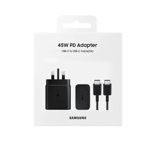 [SAM45WUK] SAMSUNG 45W ADAPTER 3PIN UK WITH CABLE