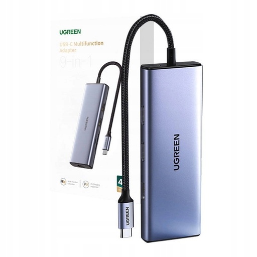 [90119] UGREEN 90119 USB-C to 2×USB 3.0+1×USB HDMI+RJ45 (1000)M