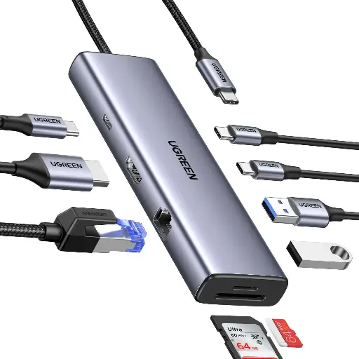[15375] UGREEN 15375 9-in-1 USB C Multi function Dock Docking Station