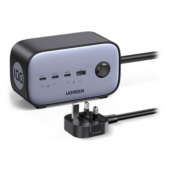 [60168] UGREEN 60168 100W Nexode Power Strip (3C1A)