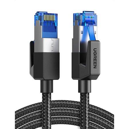 [80431] UGREEN 80431 CAT8 Shielded Round Braided Cable Modular Plugs 2m