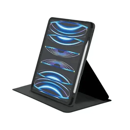[GNTPFLIPDC11BK] Green Lion Transparent Folio case for  iPad Pro 11 - Black